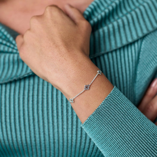 Julie Vos, Florentine Delicate Bracelet - Silver