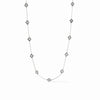 Julie Vos, Florentine Demi-Delicate Station Necklace - Silver