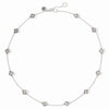 Julie Vos, Florentine Demi-Delicate Station Necklace - Silver