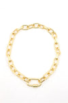 Luxe Link Enamel Chain Necklace