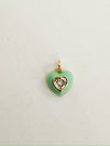 Charm Bar - Rhinestone Mini Heart