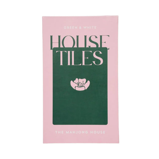 Green & White House Tiles by The Mahjong House