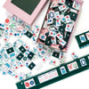 Green & White House Tiles by The Mahjong House