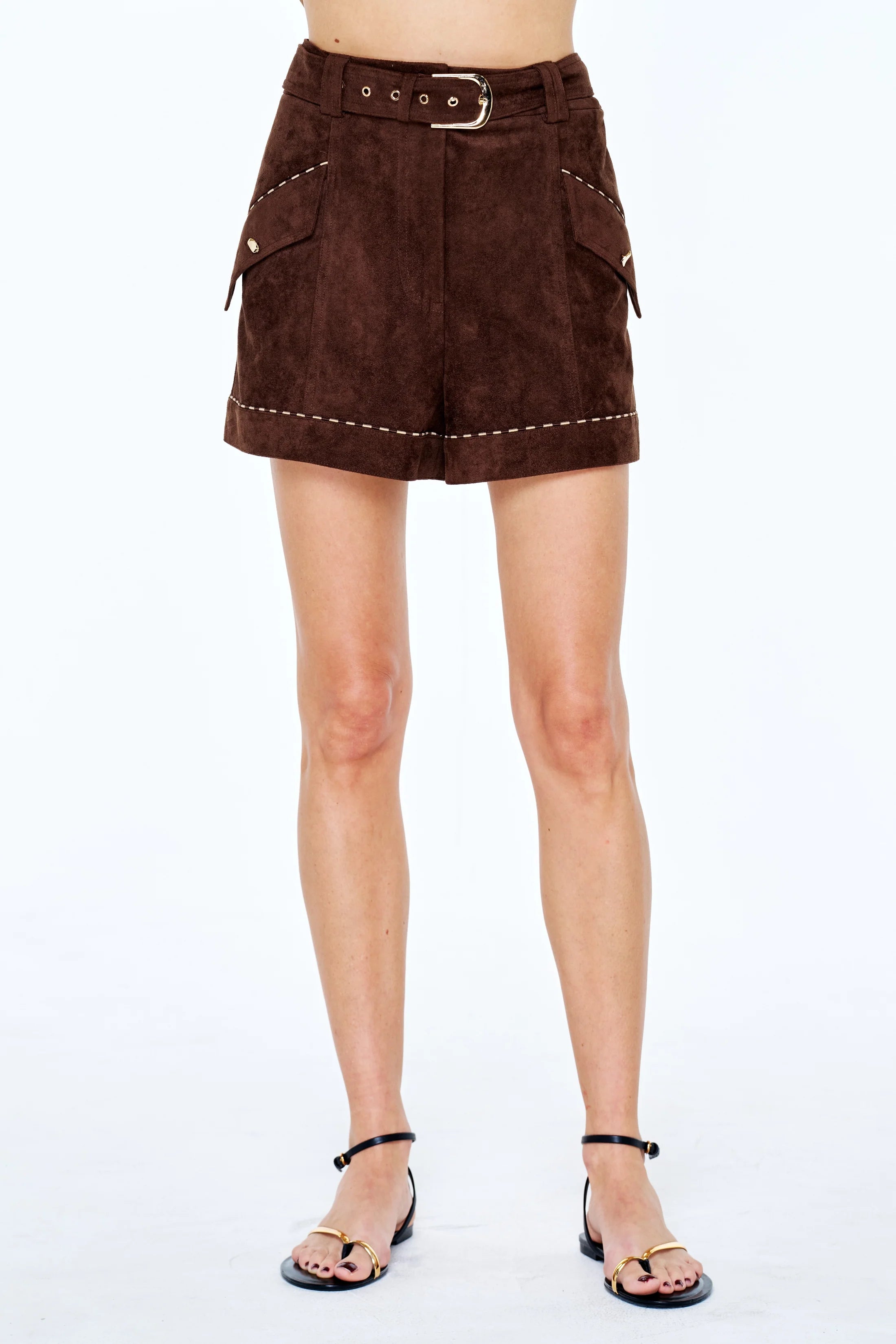 Reagan Suede Shorts