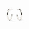 Julie Vos, Havana Hoop - Silver - Medium