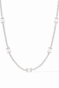 Julie Vos, Hydra Delicate Station Necklace - Silver