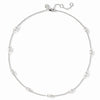 Julie Vos, Hydra Delicate Station Necklace - Silver