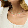 Julie Vos, Hydra Delicate Station Necklace - Silver