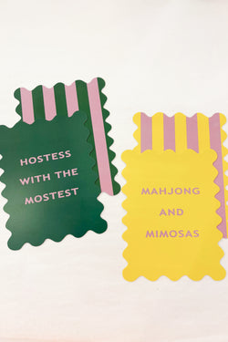 Palm Springs Mahjong Shufflers Set of 2