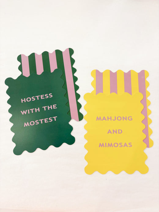 Palm Springs Mahjong Shufflers Set of 2