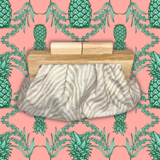 East Bay Clutch- Zebra