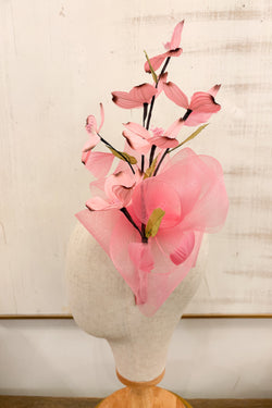 Eden Fascinator with Vintage Flowers