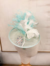 Emily Fascinator with Vintage Flowers