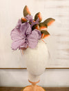 Stacy Fascinator with Vintage Flowers