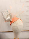 Carlie Fascinator with Vintage Flowers