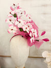 Cheri Fascinator with Vintage Flowers