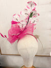 Cheri Fascinator with Vintage Flowers