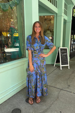 Jungle Button Down Top