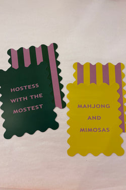 Palm Springs Mahjong Shufflers Set of 2