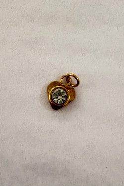 Heart With Gem Charm
