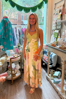 Laila Tropical Maxi Dress