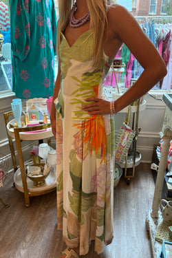Laila Tropical Maxi Dress