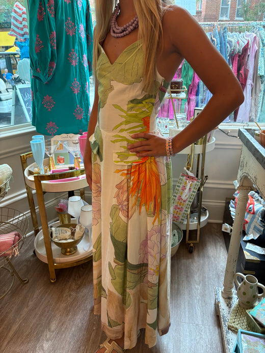 Laila Tropical Maxi Dress