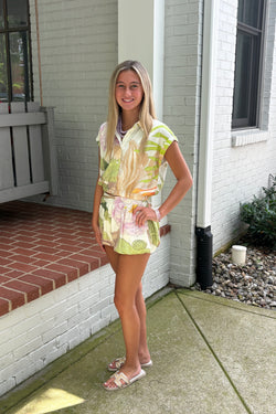 Fiona High Waist Bubble Shorts