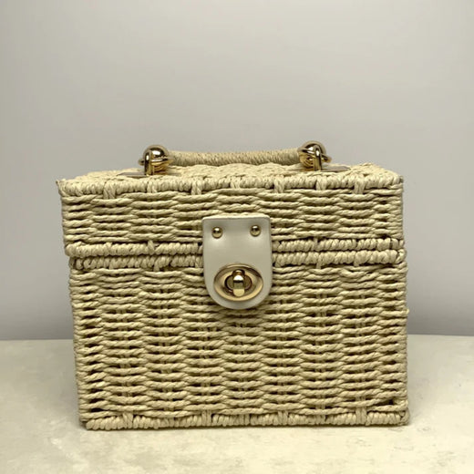 Lunch Box Straw Bag