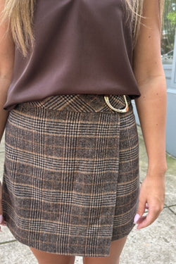 Plaid Mini Skirt