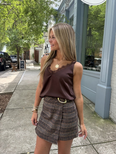 Plaid Mini Skirt