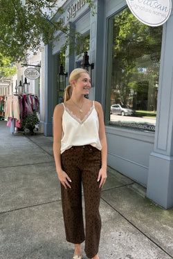 Cheetah Print Jeans