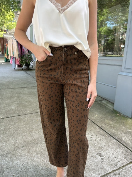 Cheetah Print Jeans