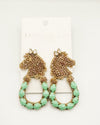 Derby Lucky Filly Beaded Earrings