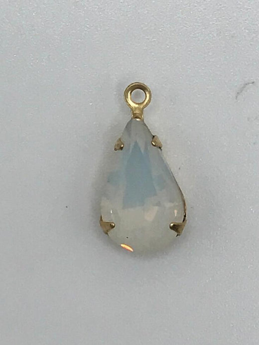 Charm Bar - Teardrop Gemstone