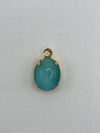 Charm Bar - Oval Gemstone