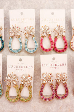 Derby Horseshoe Earrings