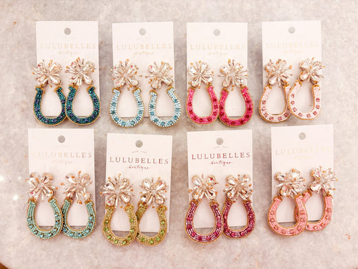 Derby Horseshoe Earrings