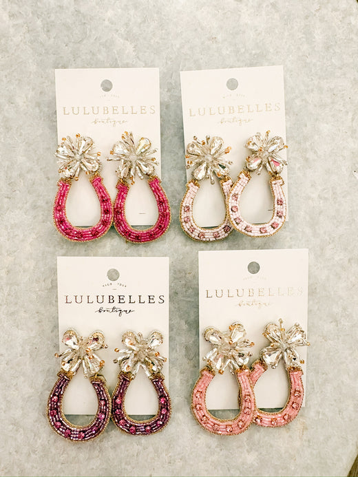Derby Horseshoe Earrings