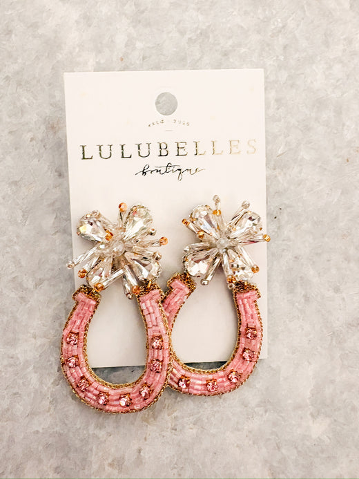 Derby Horseshoe Earrings