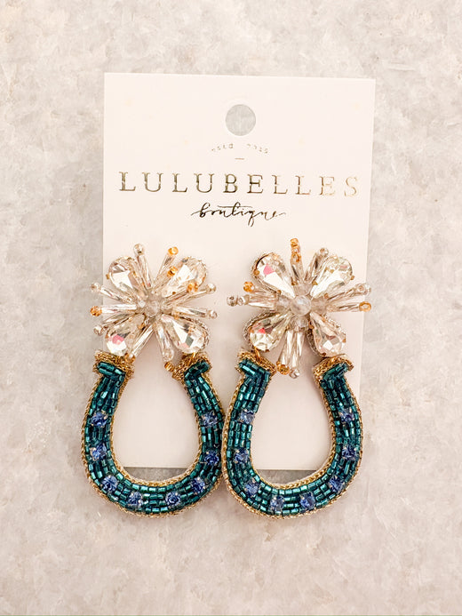 Derby Horseshoe Earrings