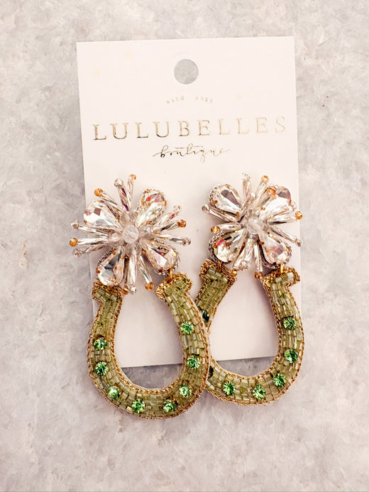 Derby Horseshoe Earrings