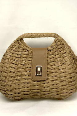 Straw Bag with Handle