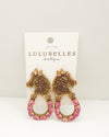 Derby Lucky Filly Beaded Earrings