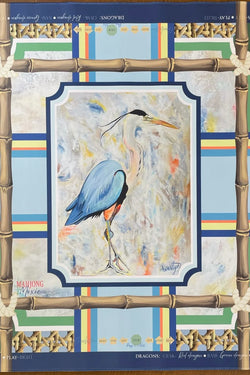 Heron Landing Mat by Mahjong Moxie
