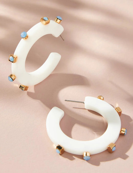 City Girl Jewel Hoop