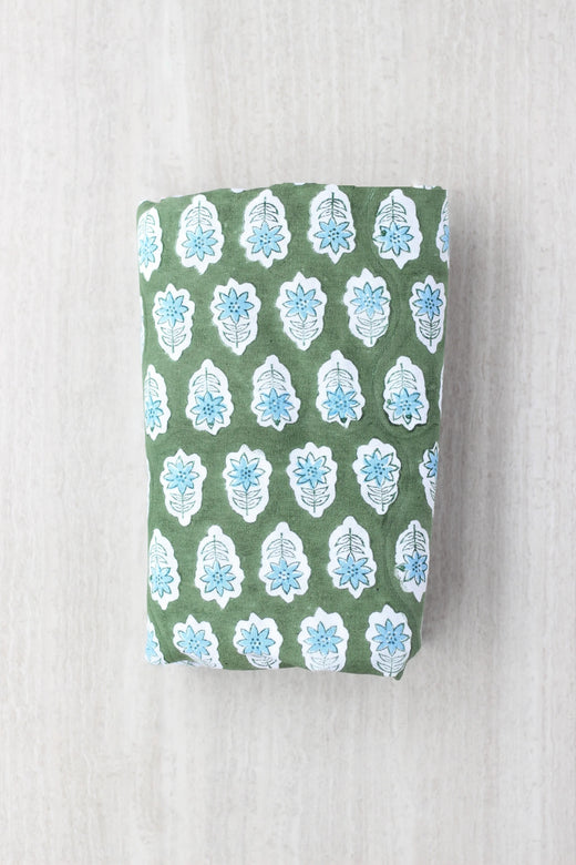 Block Print Tablecloth - 60 x 60