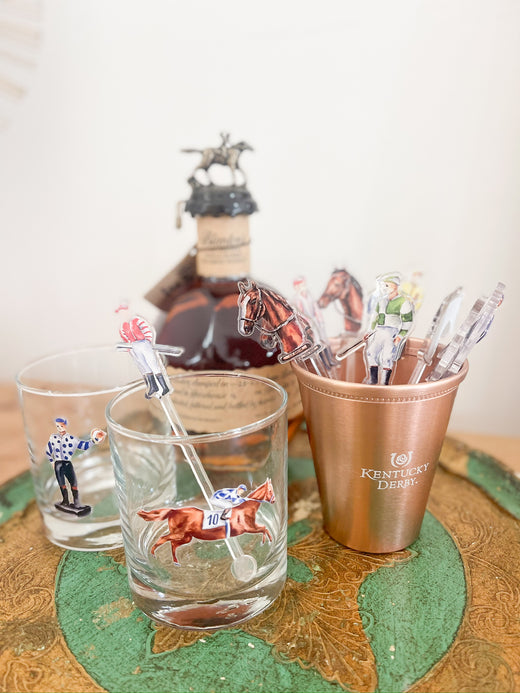 Derby Themed Cocktail Stick Stirrers