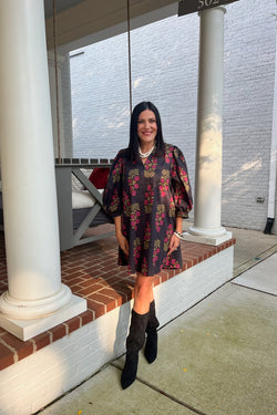 Poppy Puff Sleeve Dress
