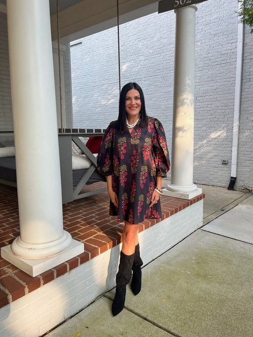 Poppy Puff Sleeve Dress